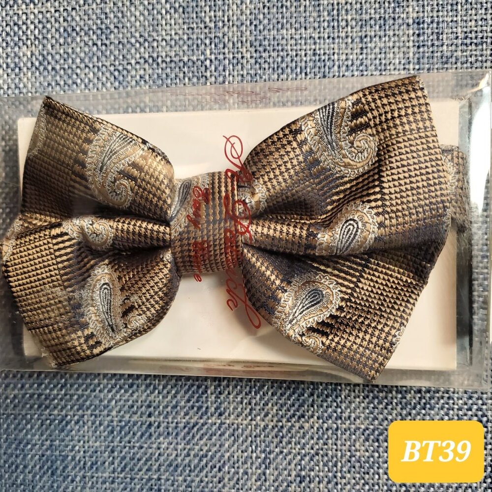 Bow Tie And Hanky Set by St. Patrick - Asst Styles And Colors - Brand New In Box